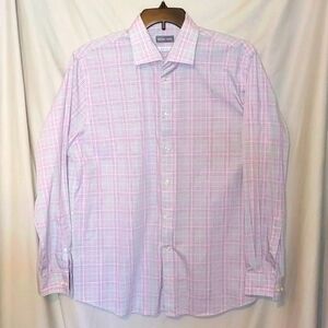 Micheal Kors crisp men's dress shirt 17" neck